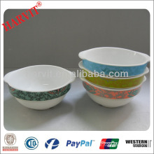 Conjunto de bacia empilhável de porcelana decorativa